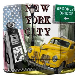 DKO interrupteur décoré - New York Yellow Cab