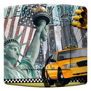 DKO interrupteur décoré - New York Taxi