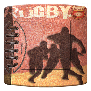 DKO interrupteur décoré - Rugby
