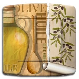 DKO interrupteur décoré - Huile Olive Vierge